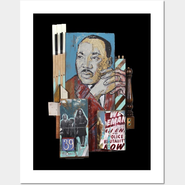 Martin Luther King, Jr "The Measure of a Man" Wall Art by todd_stahl_art